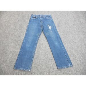 VINTAGE Levis 509 Pants Mens 30 Blue Denim Jeans 40509 0215 Orange Tab 80s 30X28